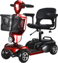 4 Wheel Foldable Mobility Scooter with Charger and Basket A49755