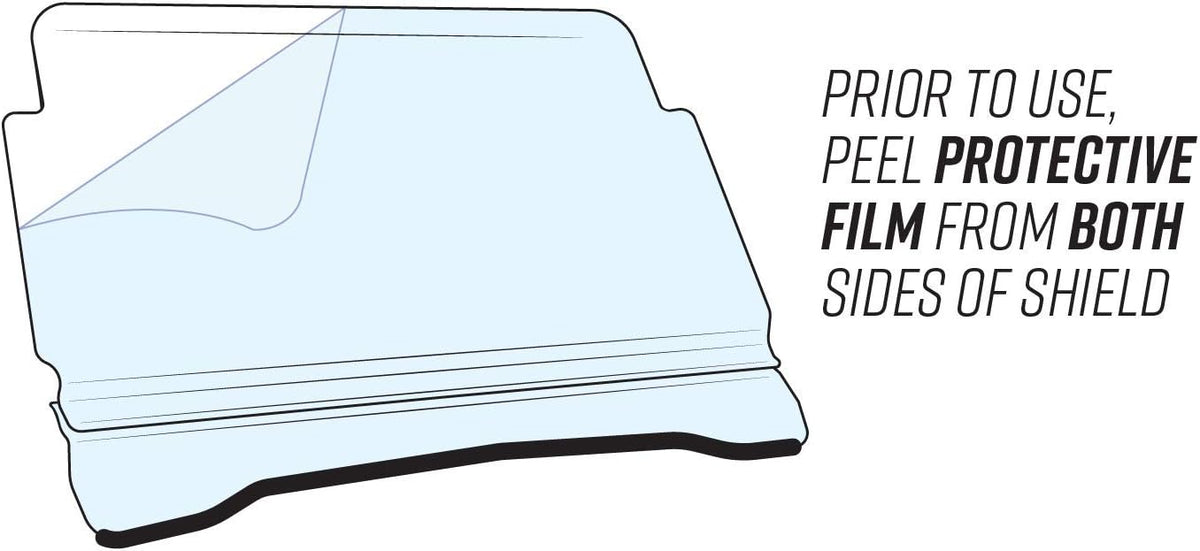 Heavy Duty Scratch-Resistant Full Windshield I729719