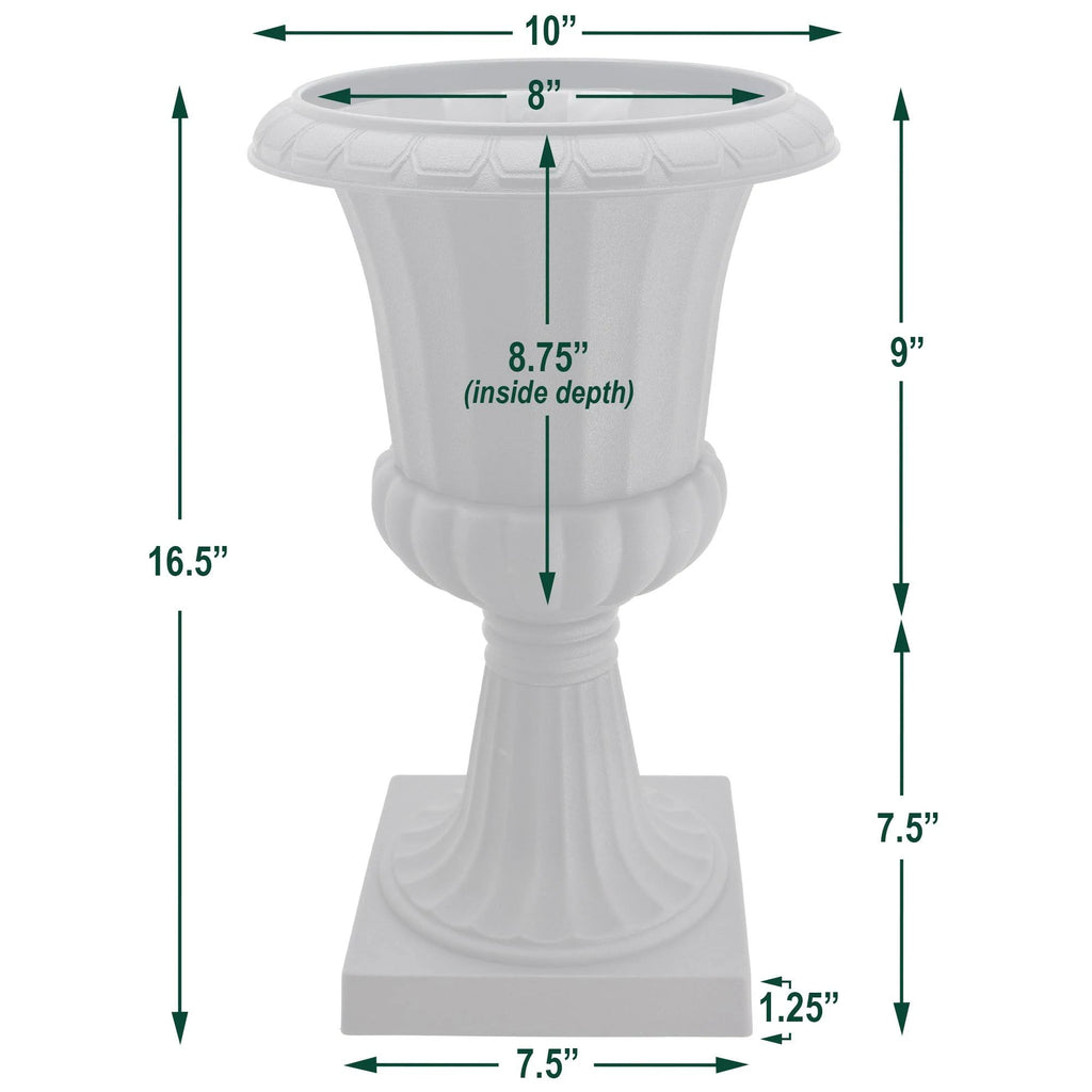 Black Plastic Urn Pack of 2 G435