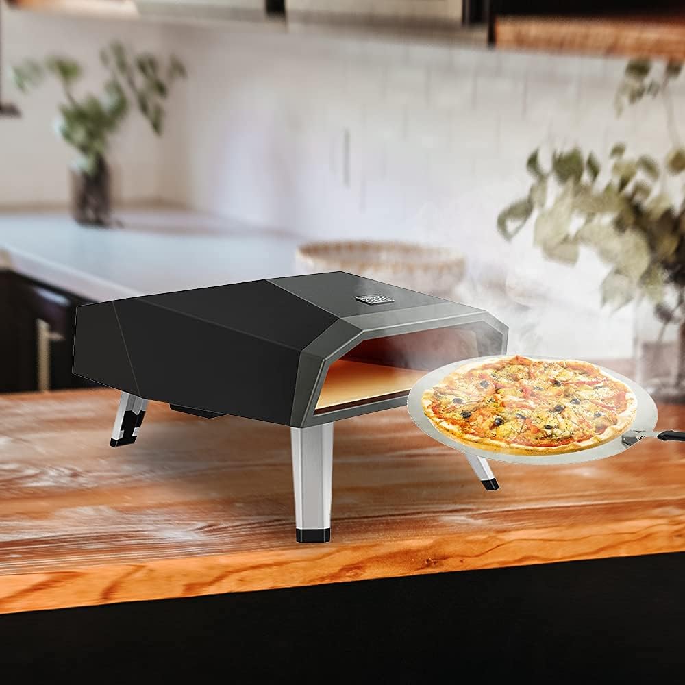 Outdoor Gas Pizza Oven with Pizza Stone and Pizza Peel B28459