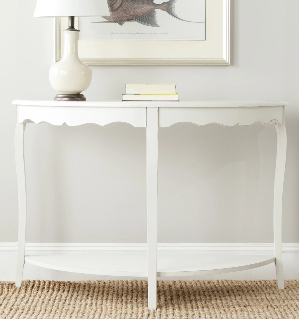 Rustic Demilune Console L657