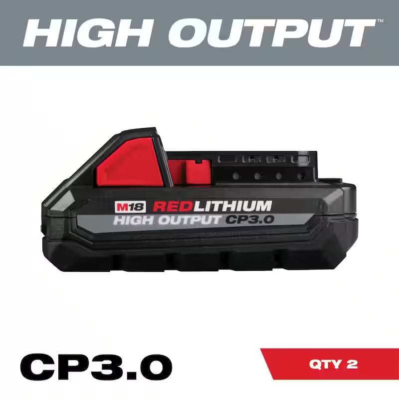 18V Lithium-Ion 3.0Ah Battery Pack 2-Pack Q21462