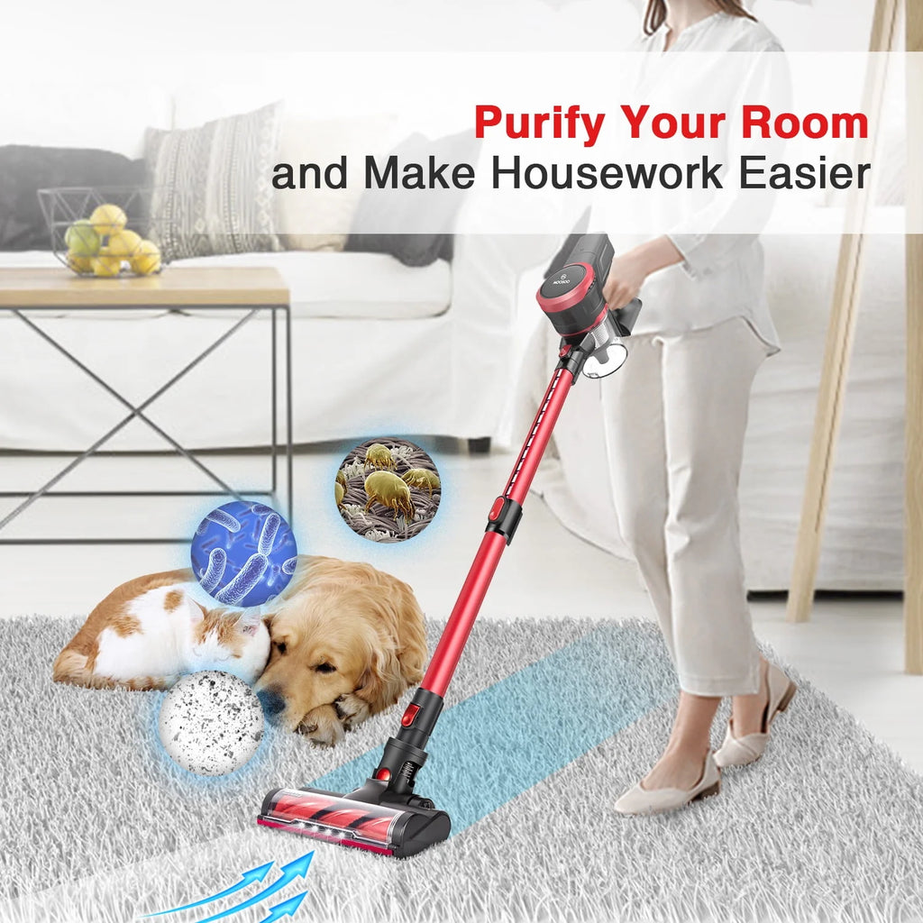 Cordless Stick Vacuum Cleaner 23Kpa W4281