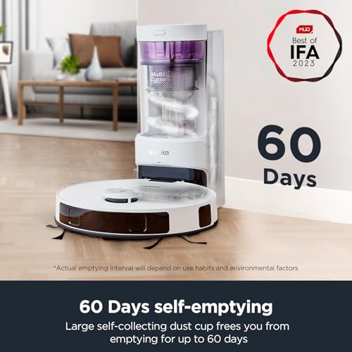 Robot Vacuum and Mop Combo with Self Emptying Station T108