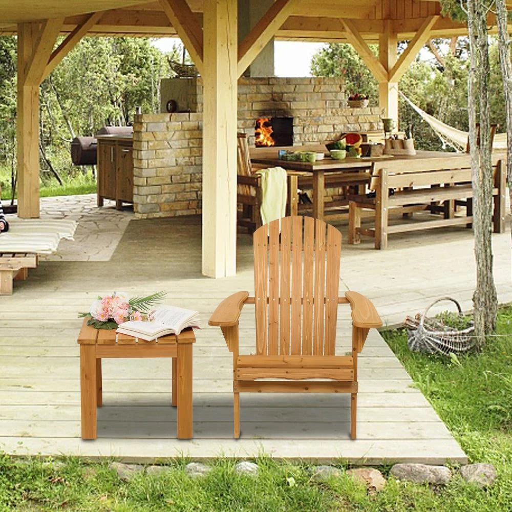 Folding Wooden Adirondack Chair I17301