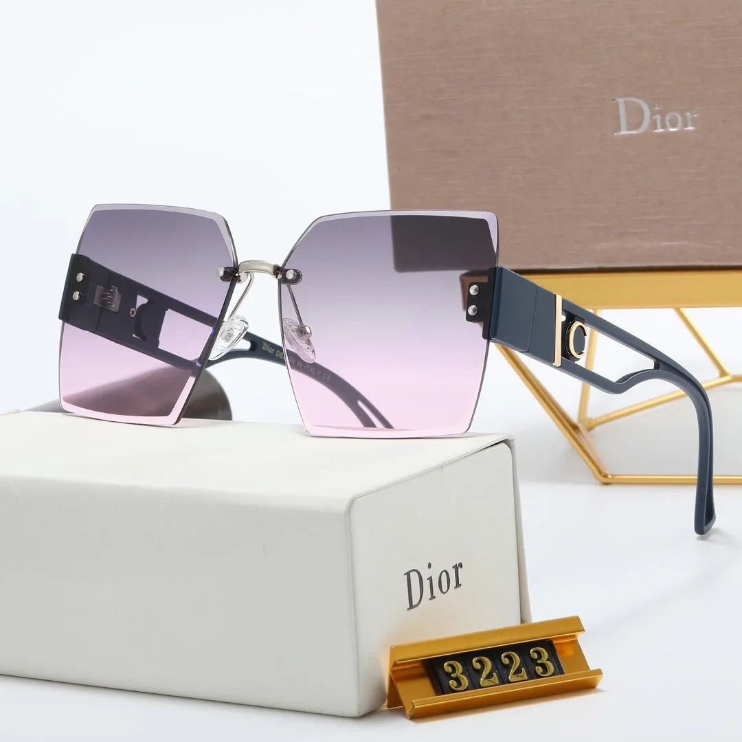 Rimless Nylon Lens Polarized Sunglasses E4695
