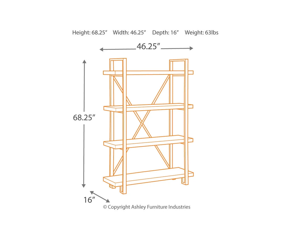 Brown Black Bookcase O667883