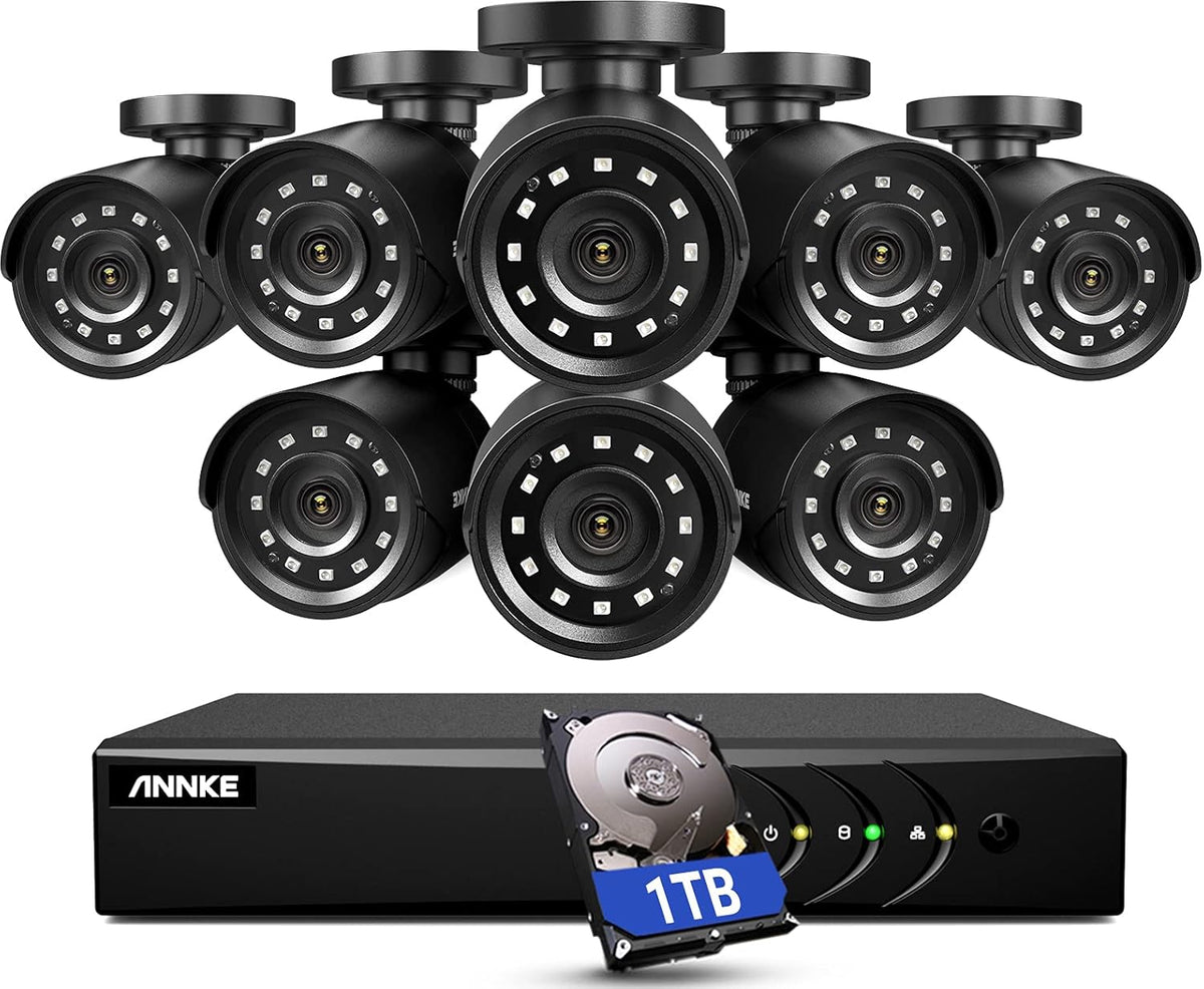 5MP Lite 8 Channel Security Camera System with 1TB Hard Drive C967