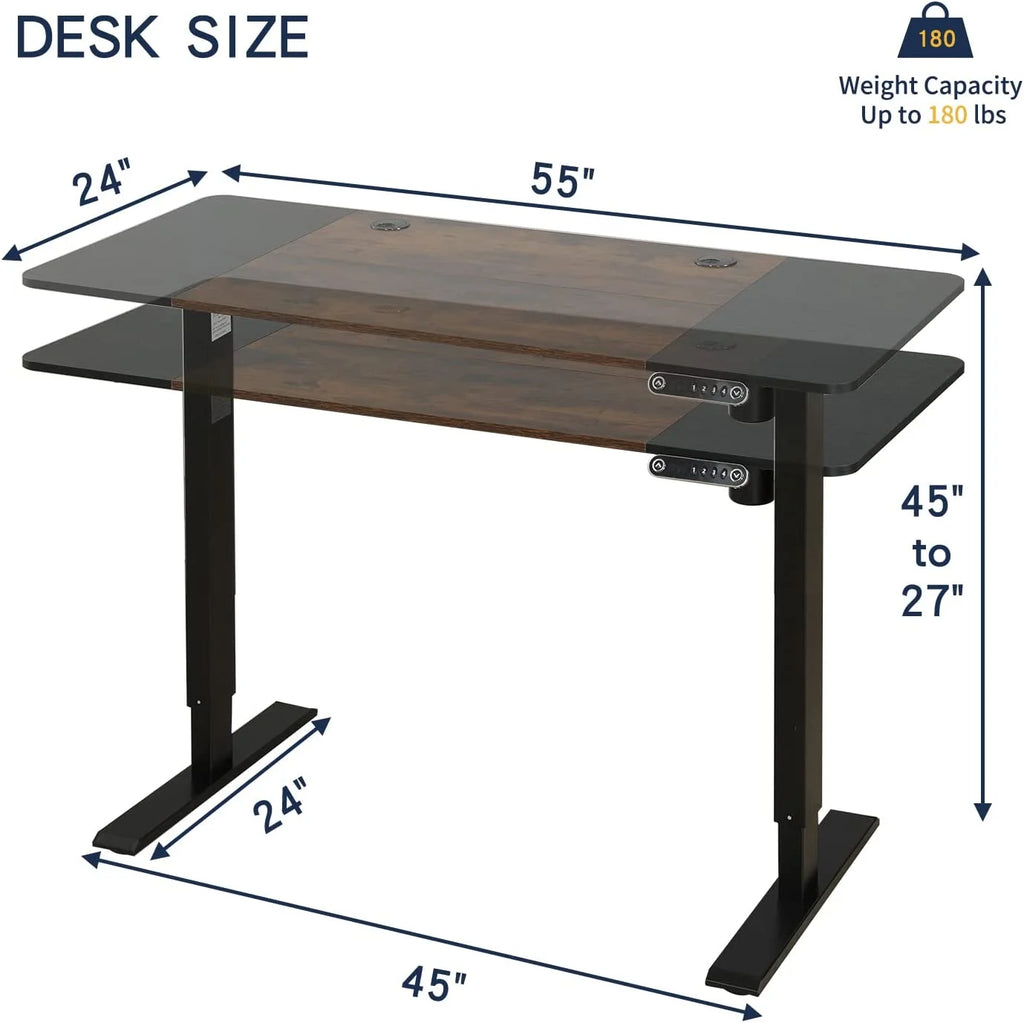 Electric Height Adjustable Standing Desk H786