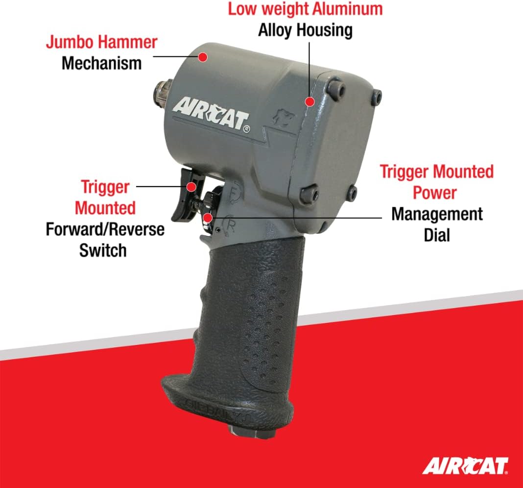 3/8-Inch Stubby Impact Wrench A451