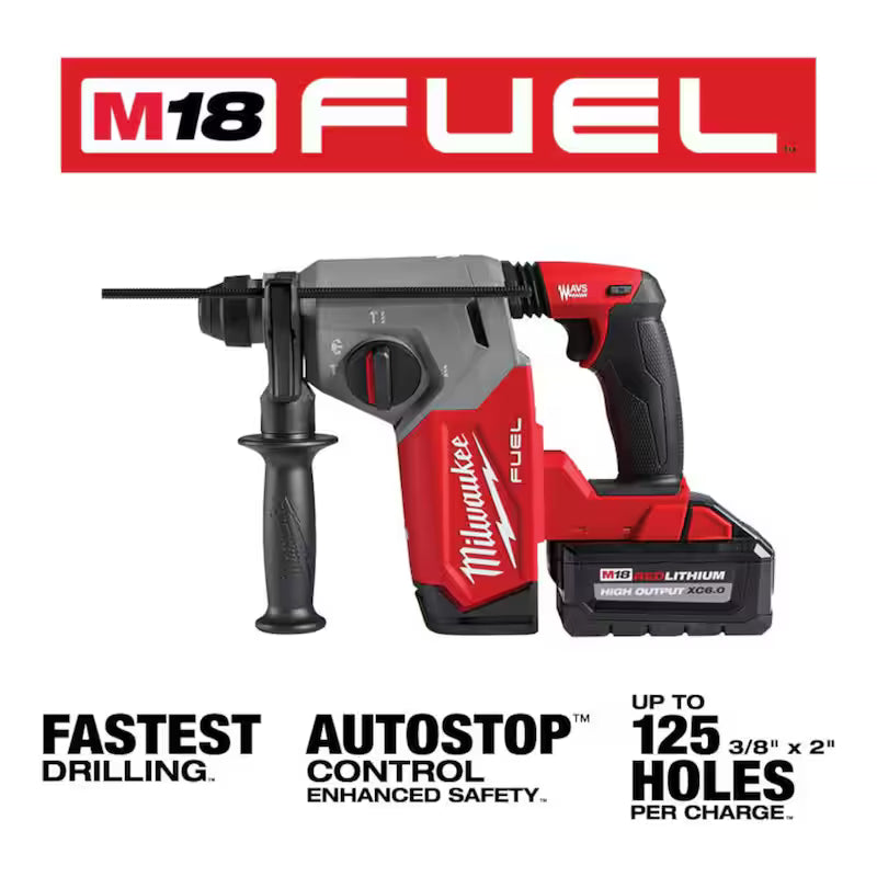 18V Lithium-Ion Brushless Cordless SDS-Plus Rotary Hammer Kit A79581