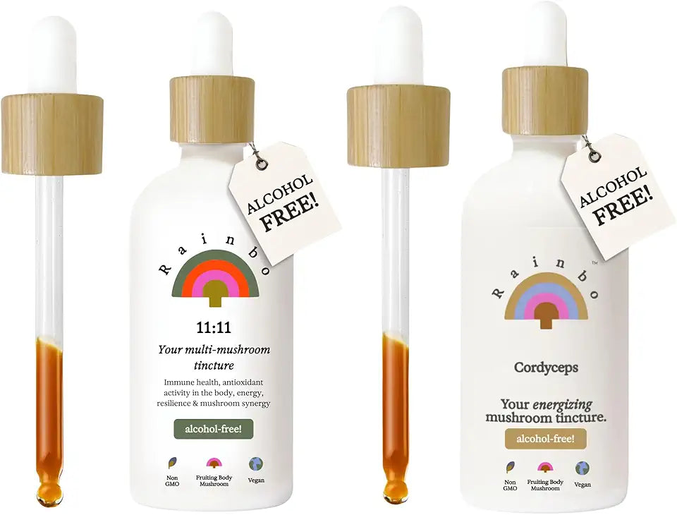 Alcohol Free Mushroom Extract Tincture Bundle G57136