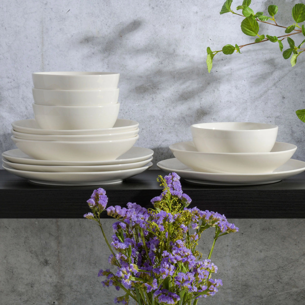 12 Piece Double Bowl Set Q1053