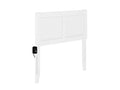 White Solid Wood Twin Headboard V975110