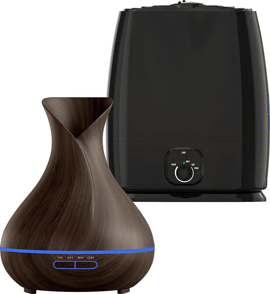 Black Humidifier & Essential Oil Diffuser I9293