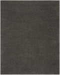 Dark Grey 9' x 12' Shag Area Rug B829