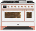 White 48 Dual Fuel Natural Gas Range F5018