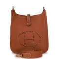 Gold Clemence Leather Bag A51861