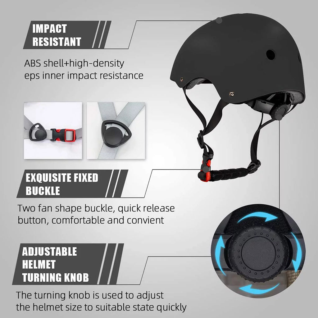 Kids Skateboard Helmet, CPSC Certified Bike Helmet for 3-14 Years Old Q3266