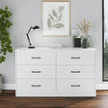 Black 6 Drawer Dresser F6781
