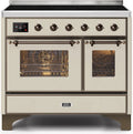 Antique White 40 Induction Range with Electric Oven G893