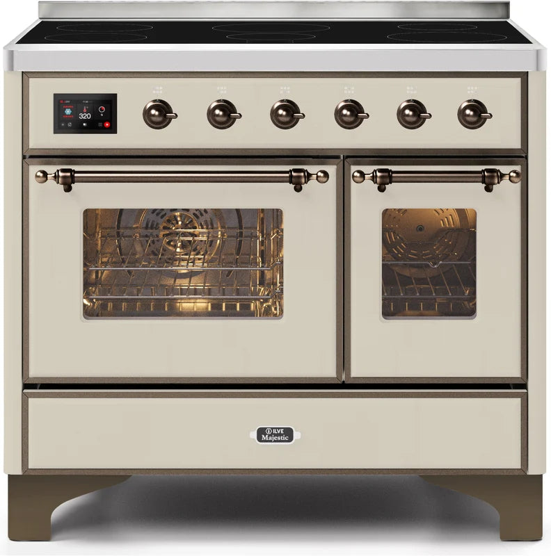 Antique White 40 Induction Range with Electric Oven G893