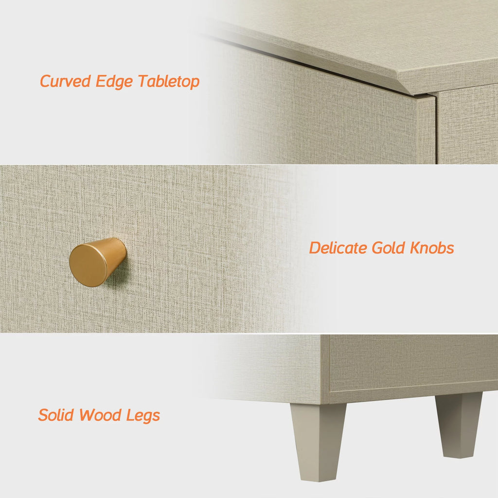 Wood Accent Cabinet with 2 Drawers J80254