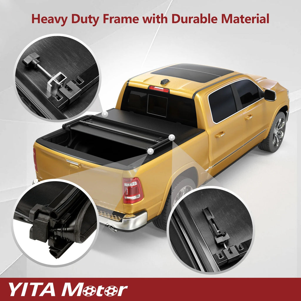 Soft Tri-fold Truck Bed Tonneau Cover B835