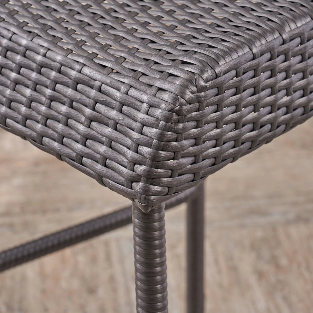 29.5 Inch Wicker Barstools Set of 2 L7227