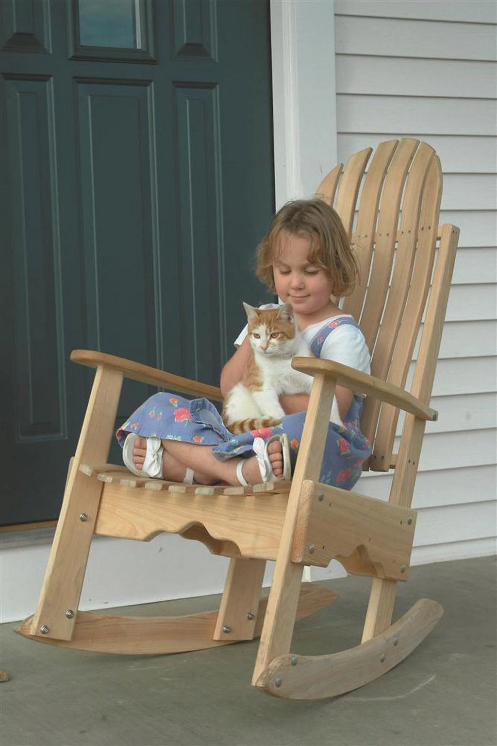 Cypress Wooden Indoor Outdoor Rocking Chair T423