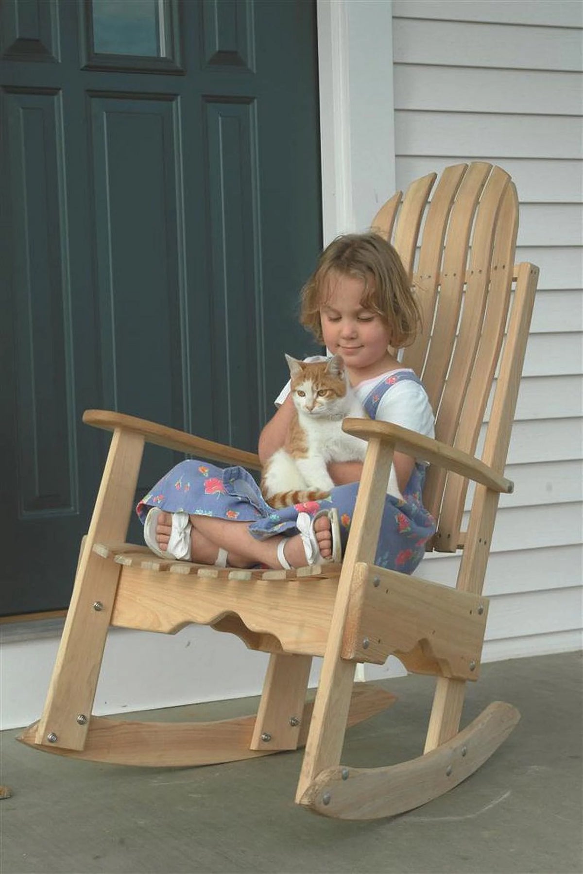 Cypress Wooden Indoor Outdoor Rocking Chair T423