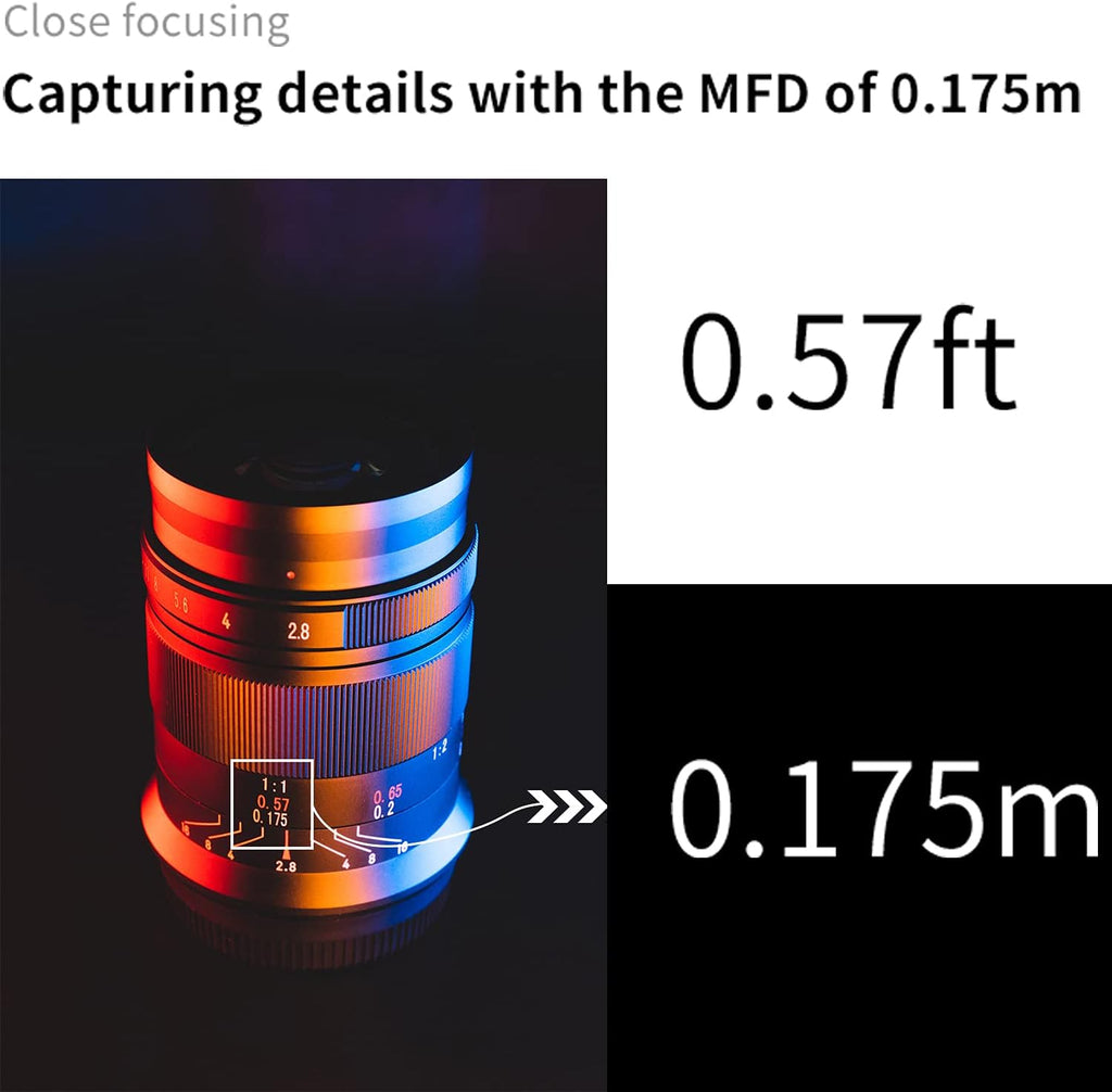 60mm F2.8 II Manual Focus APS-C Macro Lens for Fujifilm X-Mount Cameras G11698