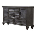 64 Inch Wood Dresser with 5 Drawers and 2 Cabinets M4690