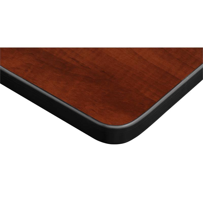 42x22 Square Breakroom Table & 4 Stack Chairs S486155