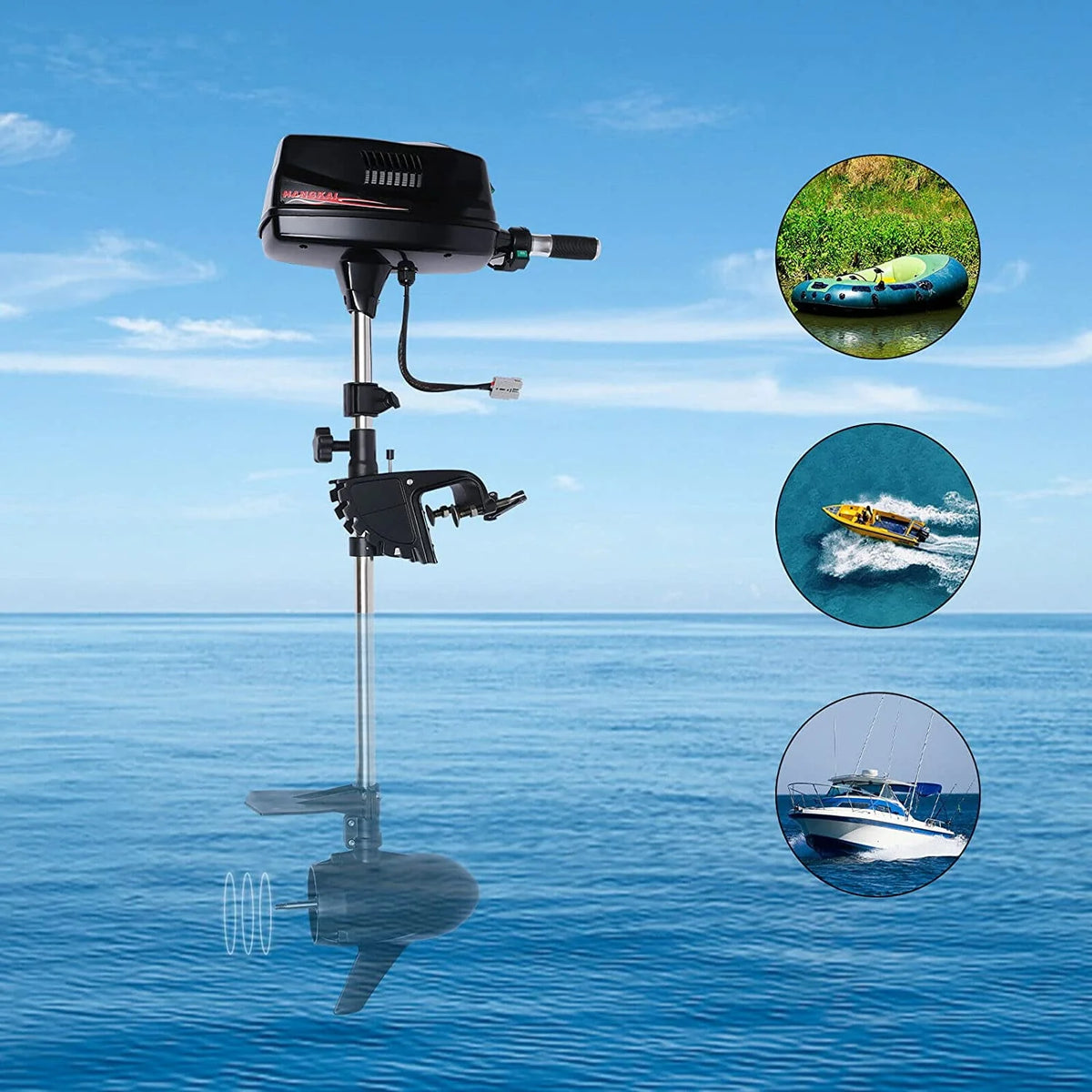 60V 2200W Electric Trolling Motor M3372
