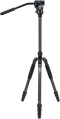 Carbon Fiber Tripod with Compact Fluid Video Head F988