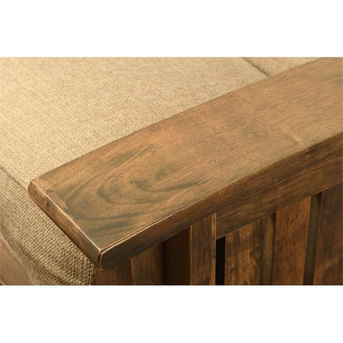 Queen Size Wood Storage Futon S4830