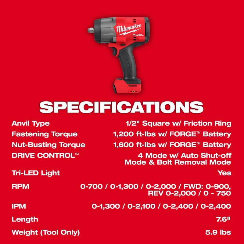 18V Brushless Cordless 1/2 in. Impact Wrench with Friction Ring C740