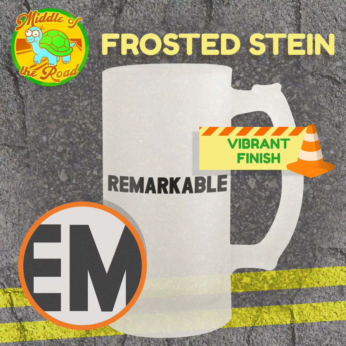 16oz Frosted Beer Stein Q5412