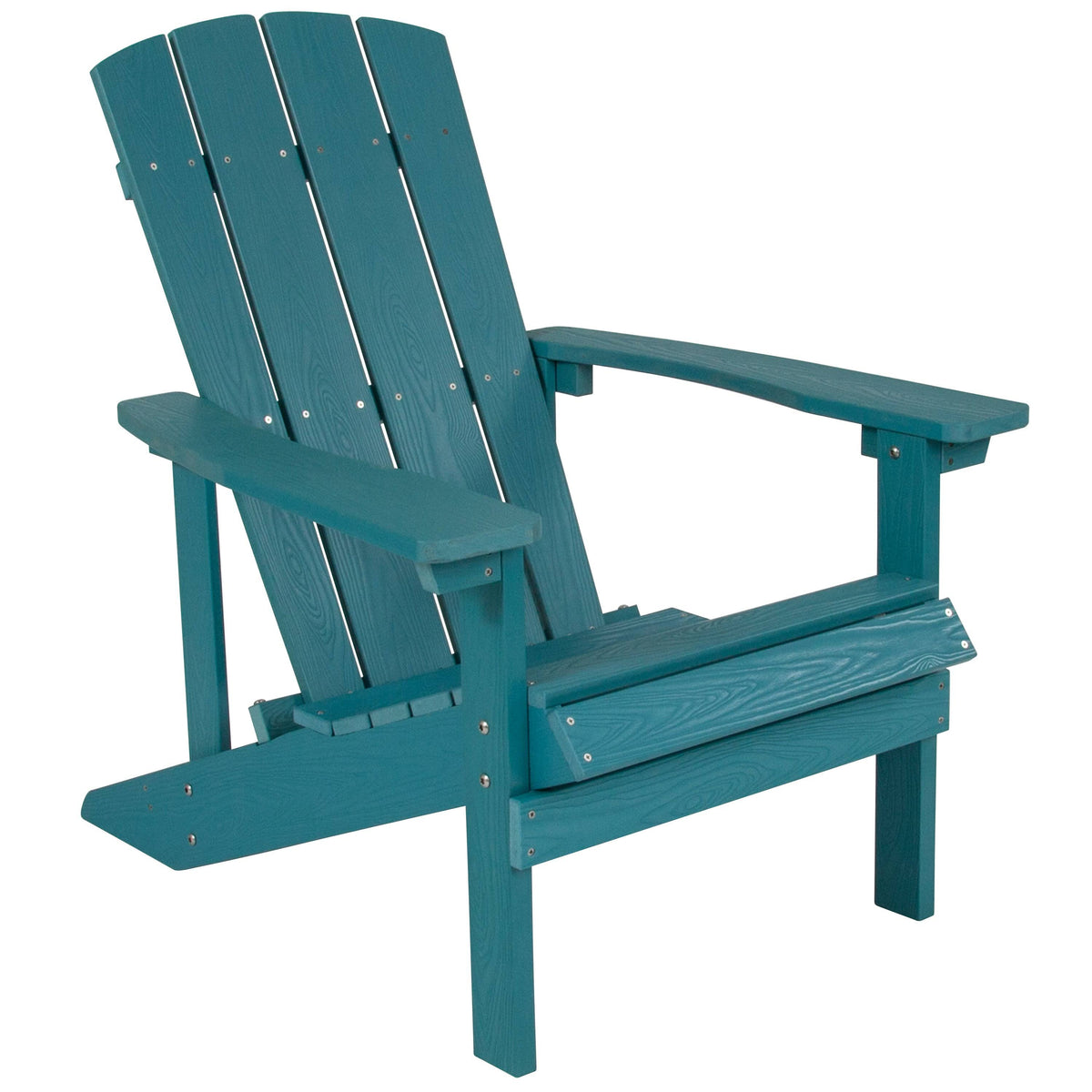 All-Weather Adirondack Chair Sea Foam Faux Wood Y657637