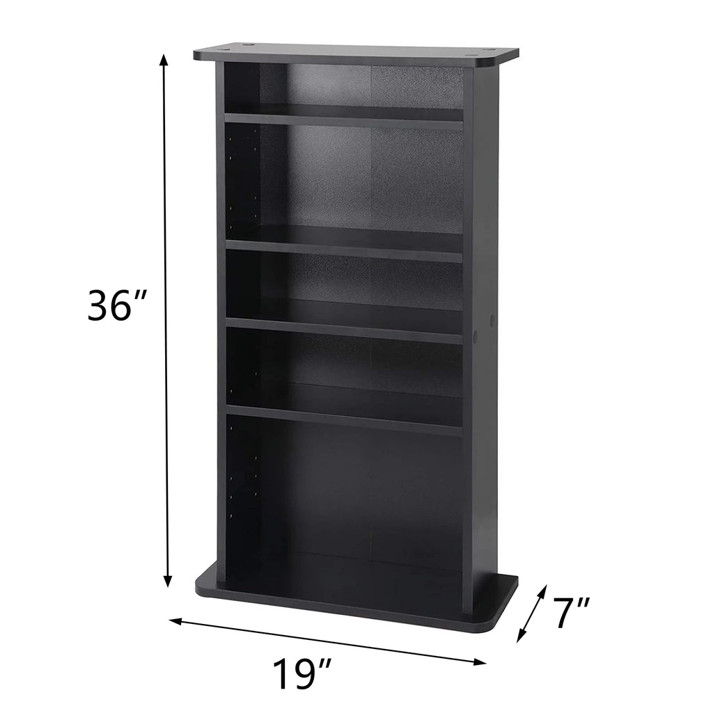 Black Multimedia Storage Cabinet G872341
