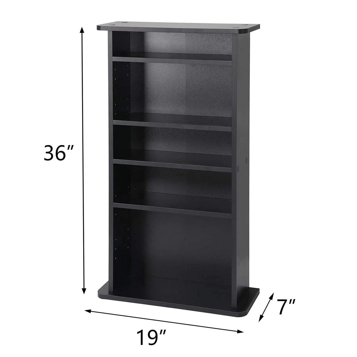 Black Multimedia Storage Cabinet G872341