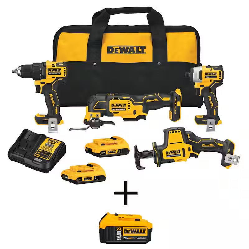 20V MAX Cordless Brushless 4 Tool Combo Kit M532676