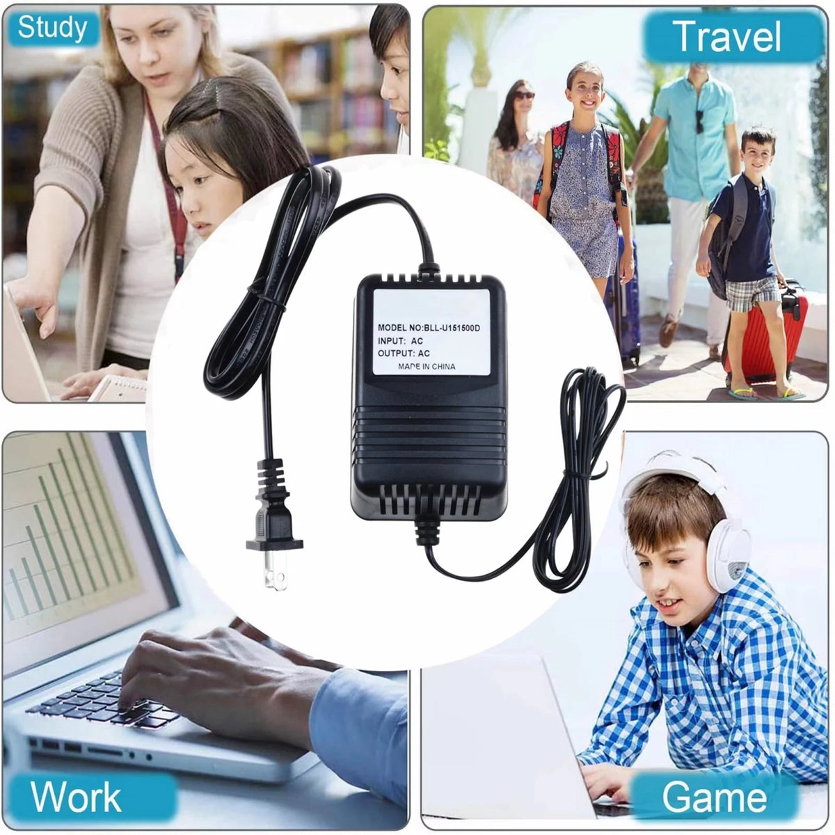 Compatible AC-AC Power Adapter V980