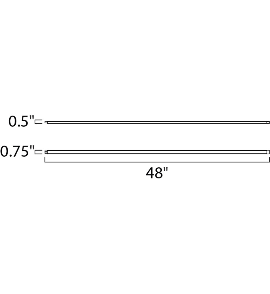 Brushed Aluminum LED Under Cabinet A180422