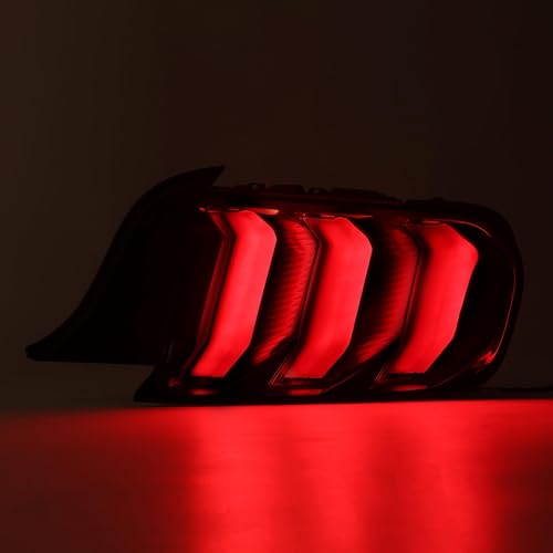 LED Tail Lights Assembly with Clear Lens Black Housing E125