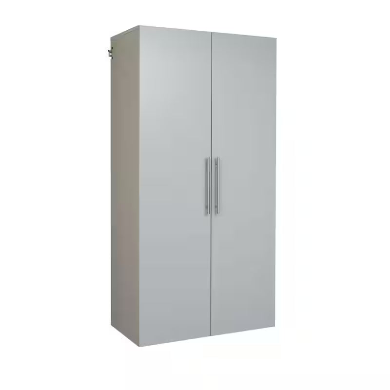 Light Gray 4-Shelf Wall Mounted Garage Cabinet M5370