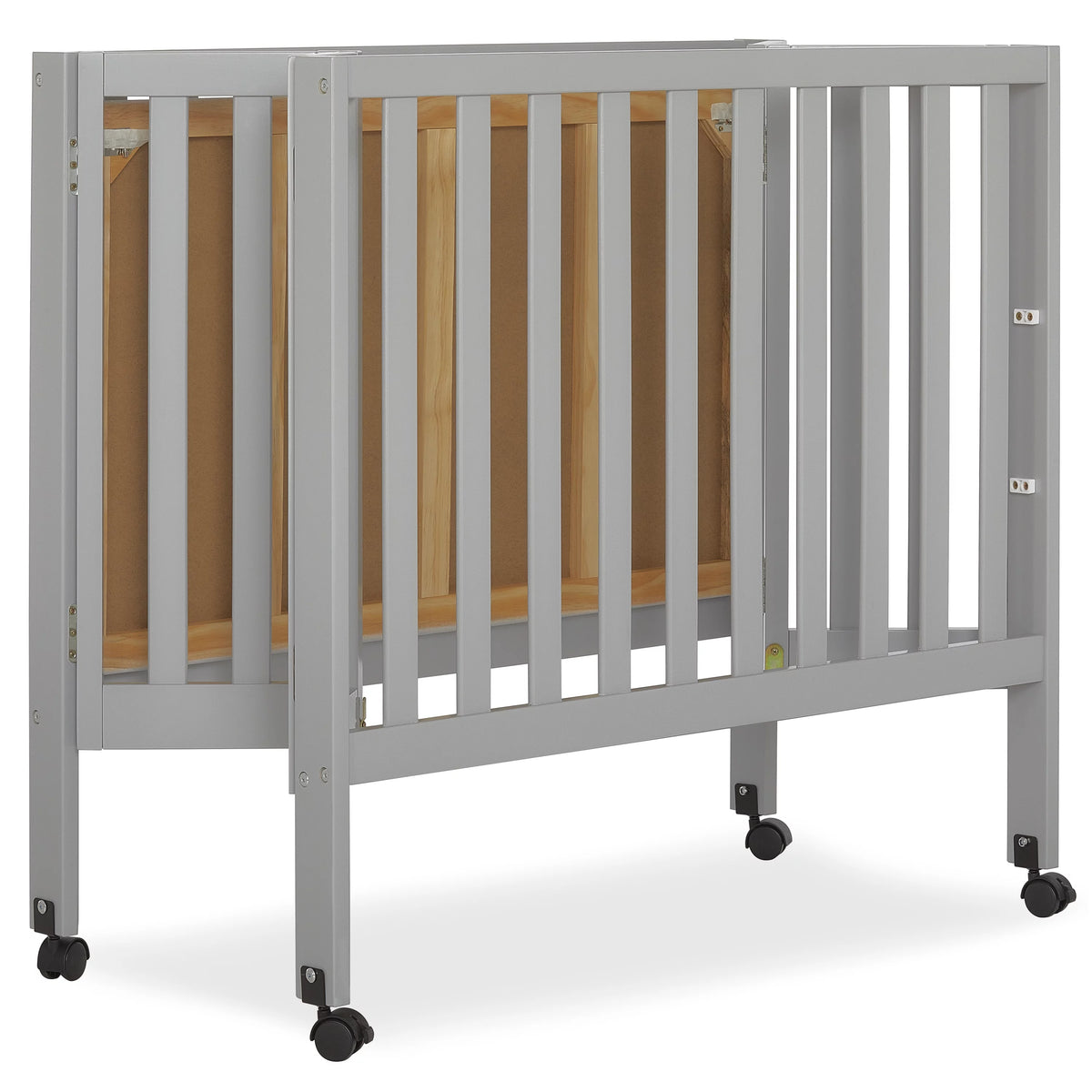 Pebble Grey Folding Crib T311