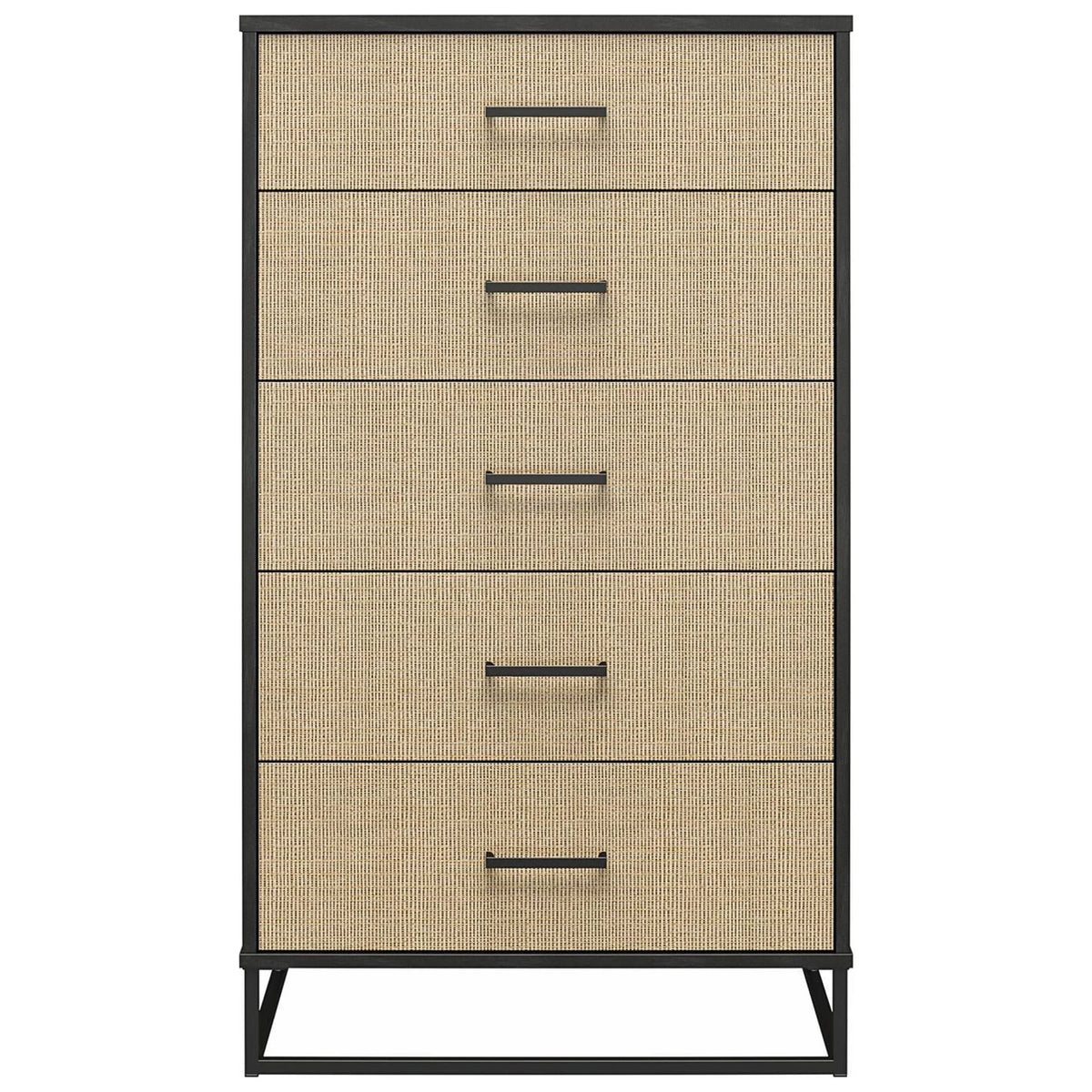 Ivory Oak 5 Drawer Dresser J299