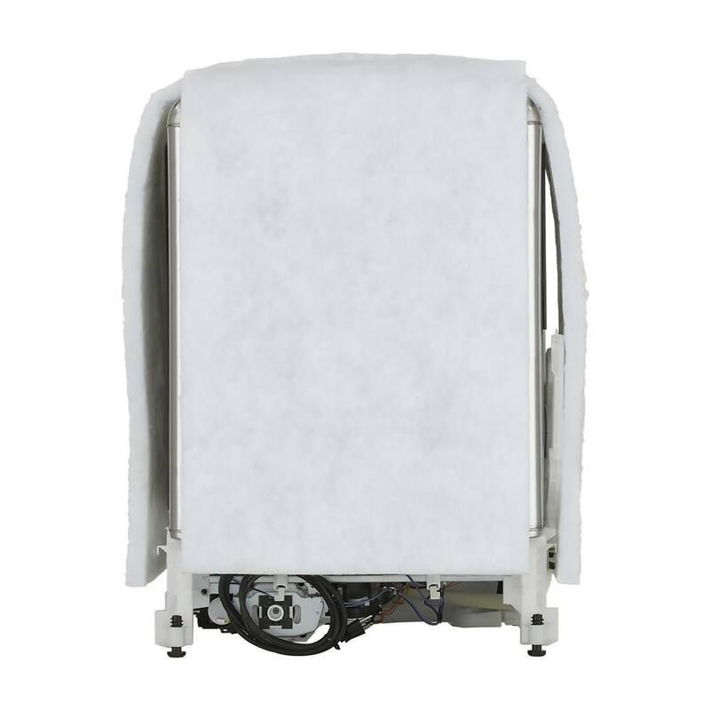 White 24 in. Built-In Dishwasher with Stainless Steel Tub P68849